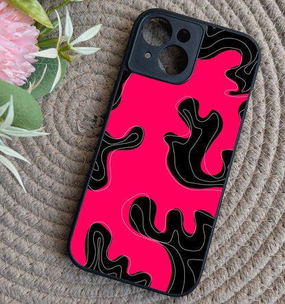 Hot Mess Glossy Metal Back Case for Apple Iphone 15