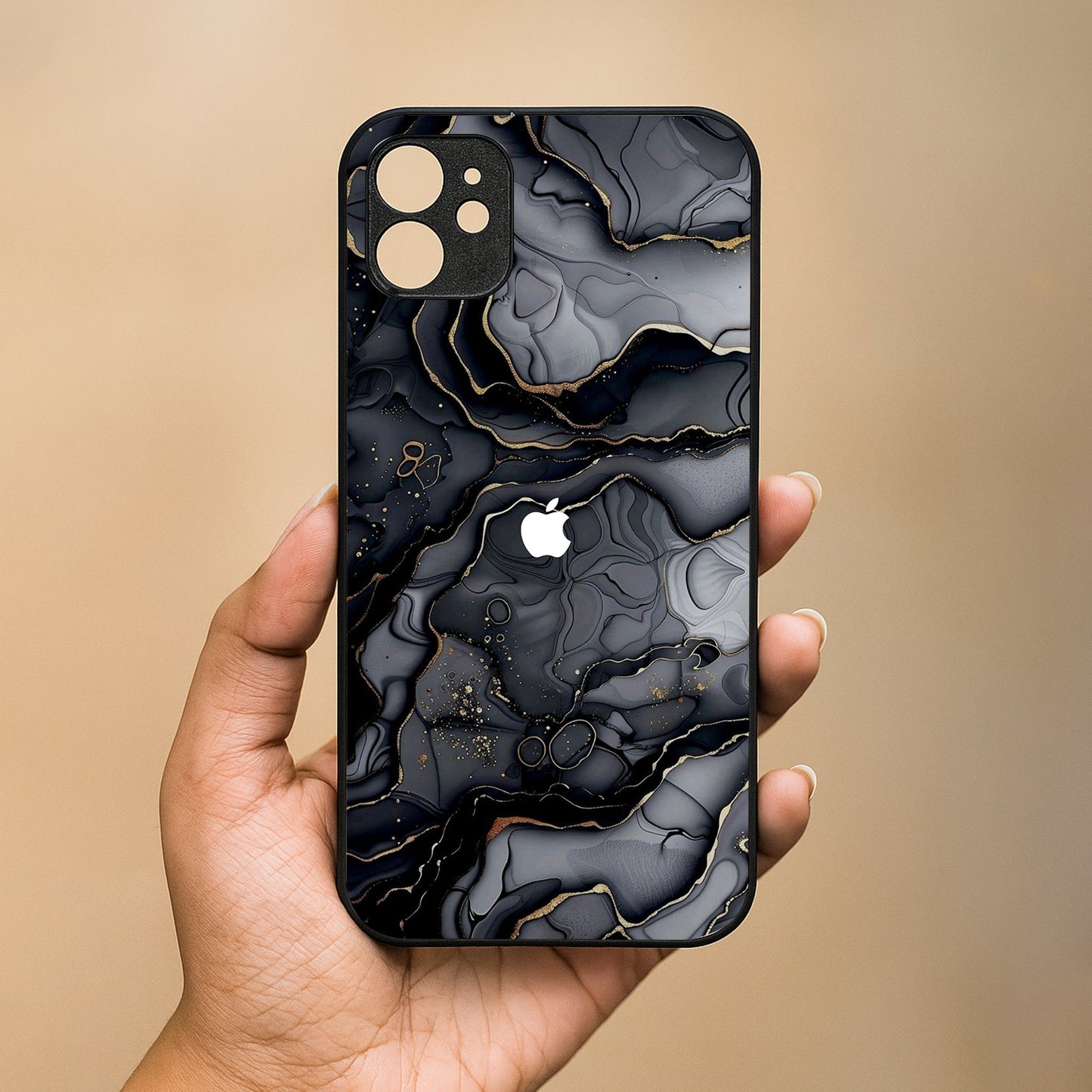 Dark Luxe Metal Back Case for Apple Iphone 11