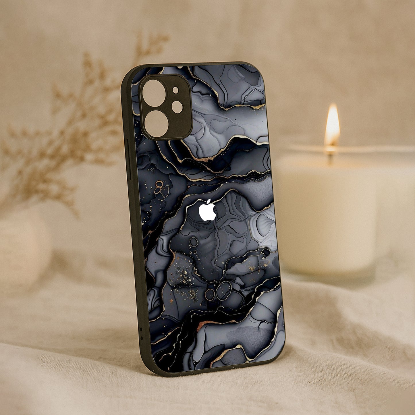 Dark Luxe Metal Back Case for Apple Iphone 11