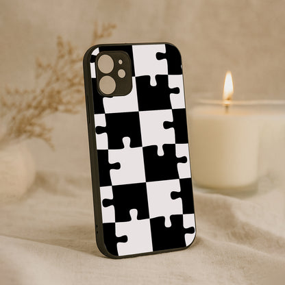 Grid Play Metal Back Case for Apple Iphone 11