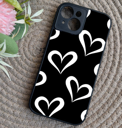 InkHeart Glossy Metal Back Case for Apple Iphone 15