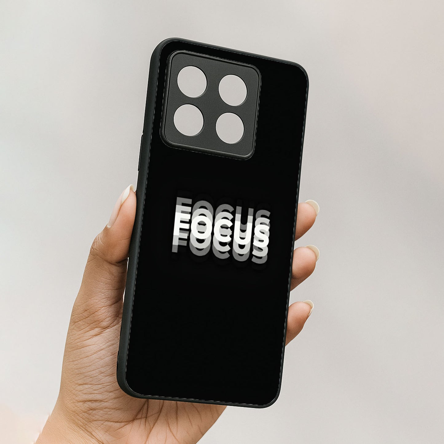 FOCUS' Metal Back Case forOnePlus 10T 5G