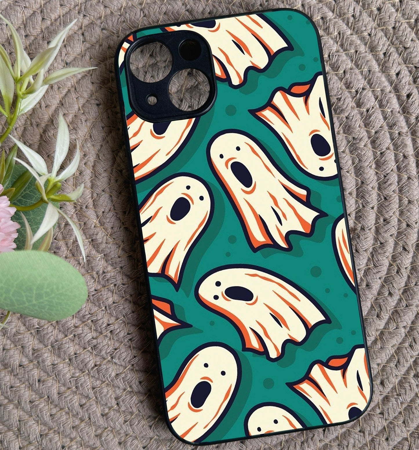 Spooky Gang Glossy Metal Back Case for Apple Iphone 14 Plus