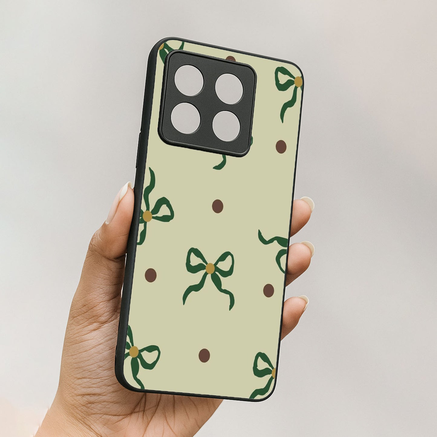 Matcha Bow Metal Back Case forOnePlus 10T 5G