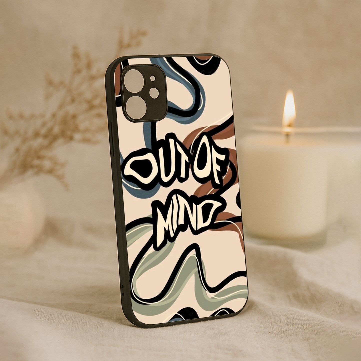 Out Of Mind Metal Back Case for Apple Iphone 11