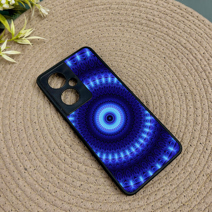 Amulet Mandala Glossy Metal Back Case for Oneplus Nord CE 3 Lite (5G)