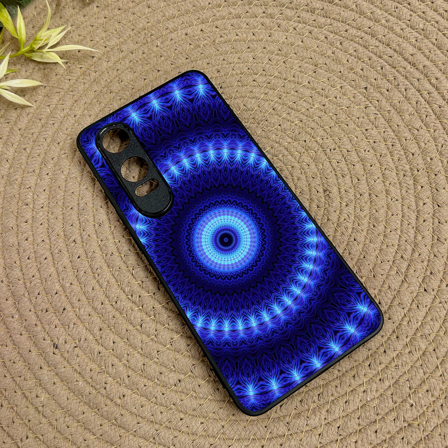 Amulet Mandala Glossy Metal Back Case for Oneplus Nord CE 4 Lite (5G)
