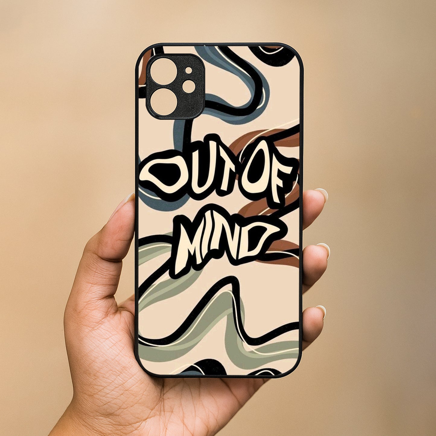 Out Of Mind Metal Back Case for Apple Iphone 11
