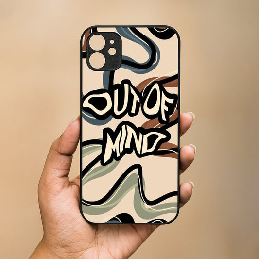 Out Of Mind Metal Back Case for Apple Iphone 11