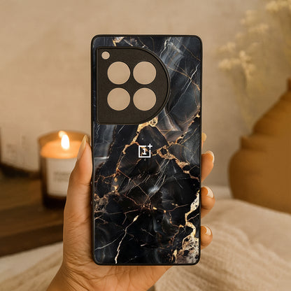 Marble Mood Metal Back Case for OnePlus 12R