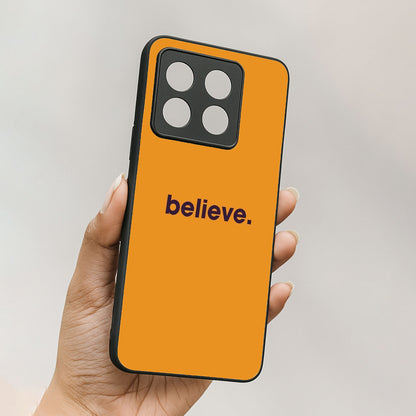 believe' Metal Back Case forOnePlus 10T 5G