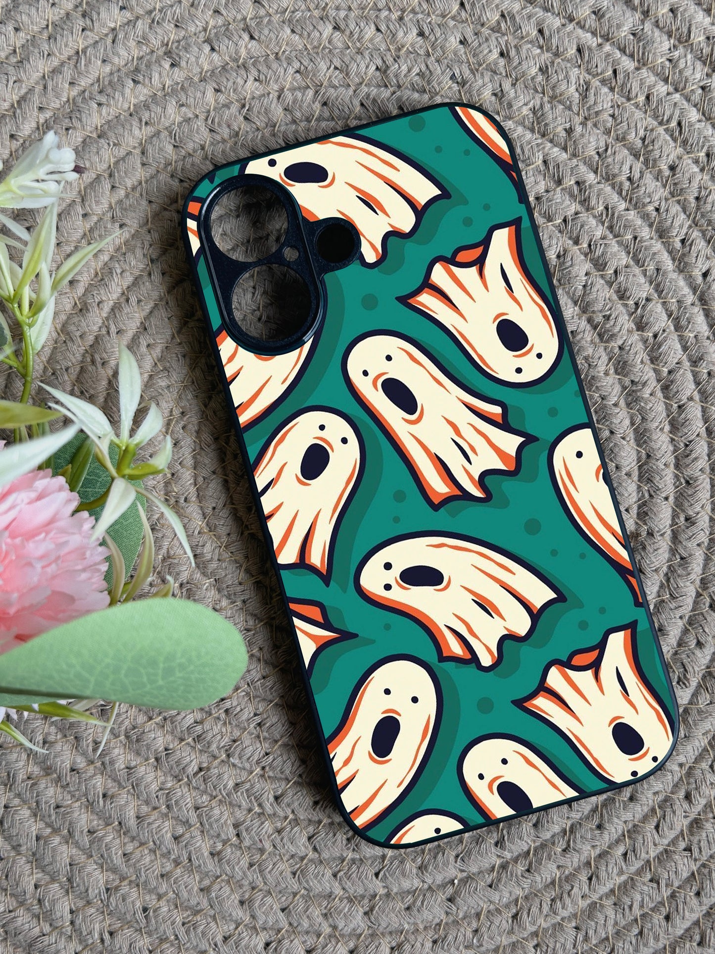 Spooky Gang Glossy Metal Back Case for Apple Iphone 16