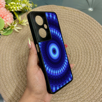 Amulet Mandala Glossy Metal Back Case for Oneplus Nord CE 3 Lite (5G)