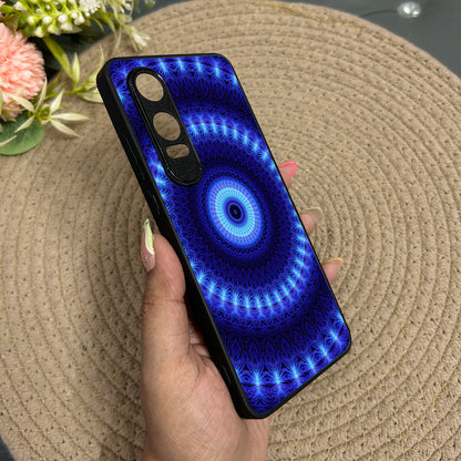 Amulet Mandala Glossy Metal Back Case for Oneplus Nord CE 4 Lite (5G)