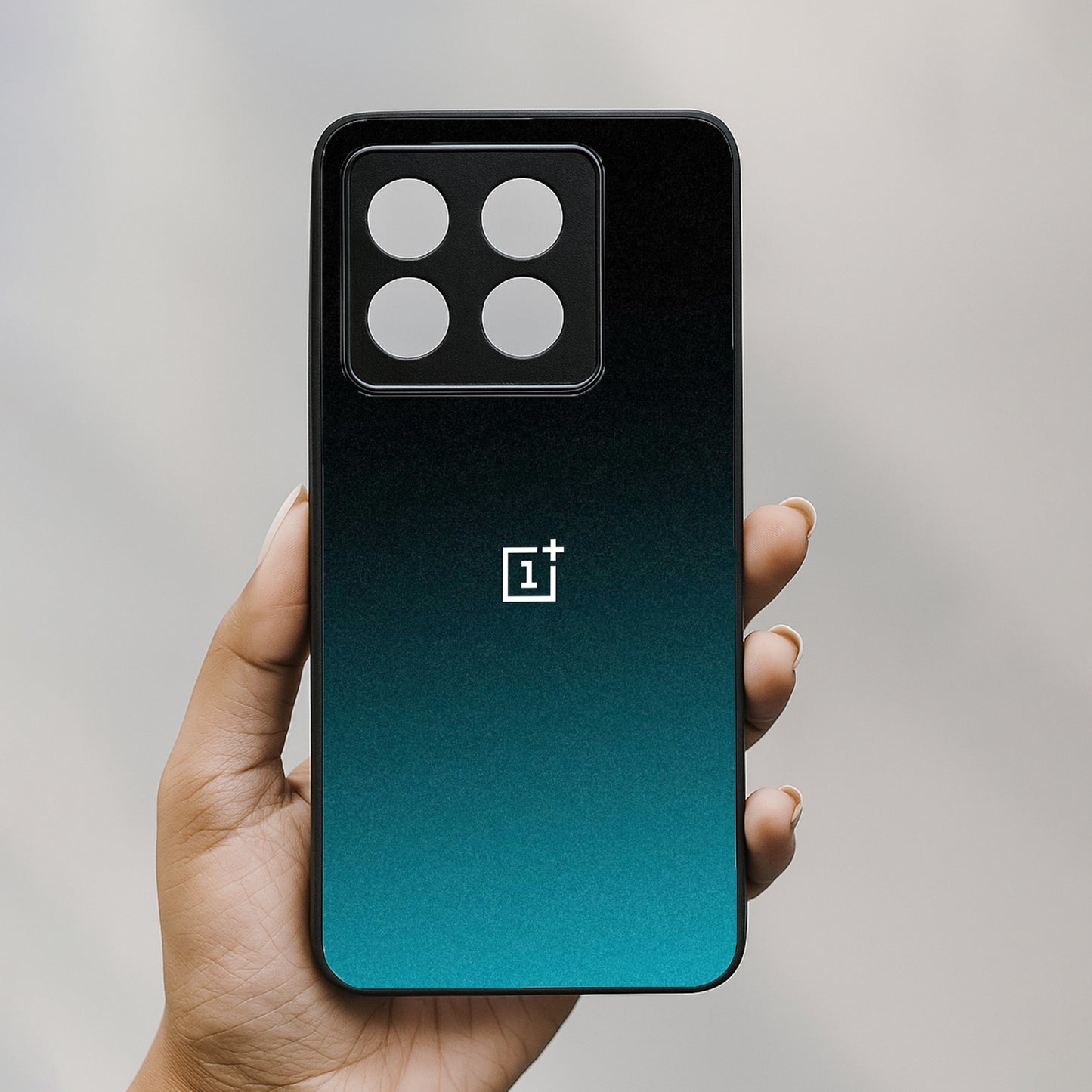 Midnight Teal Metal Back Case forOnePlus 10T 5G