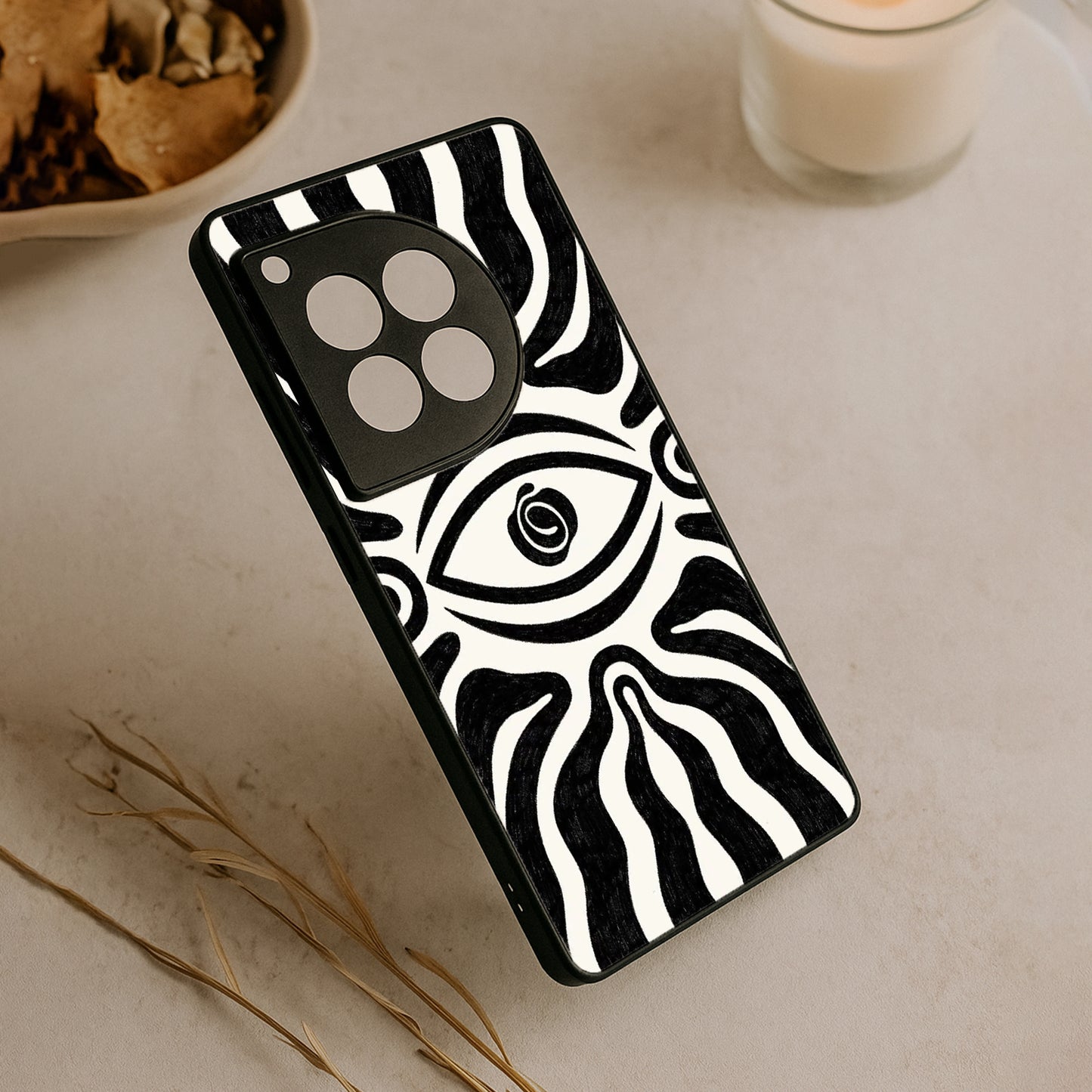 Majestic Eye Metal Back Case for OnePlus 12R