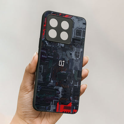 Circuit Crush Metal Back Case forOnePlus 10T 5G
