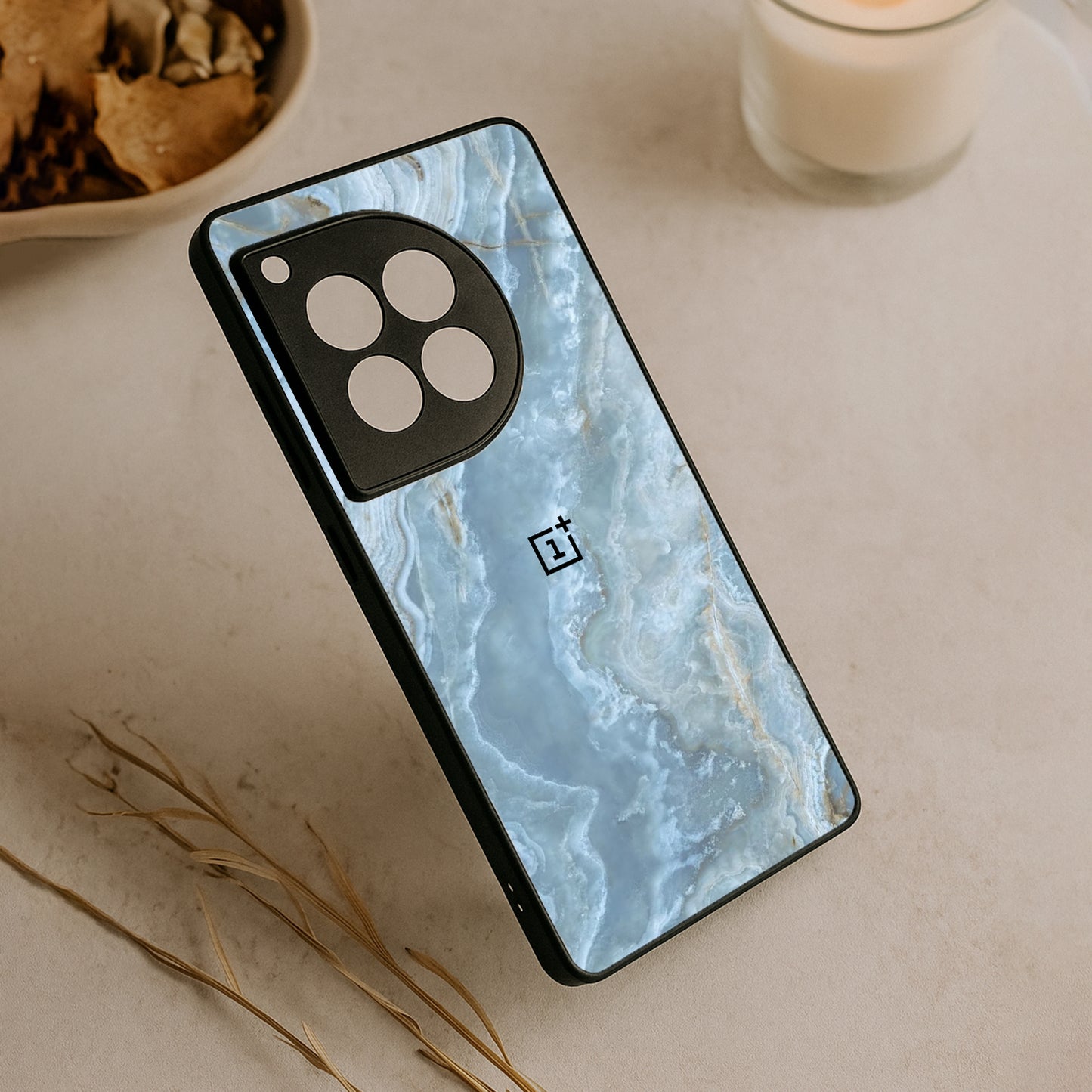 Sea Waves Metal Back Case for OnePlus 12R