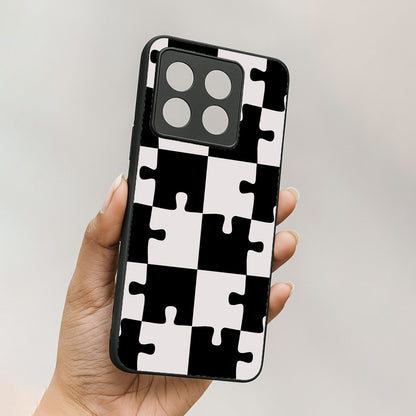 Grid Play Metal Back Case forOnePlus 10T 5G