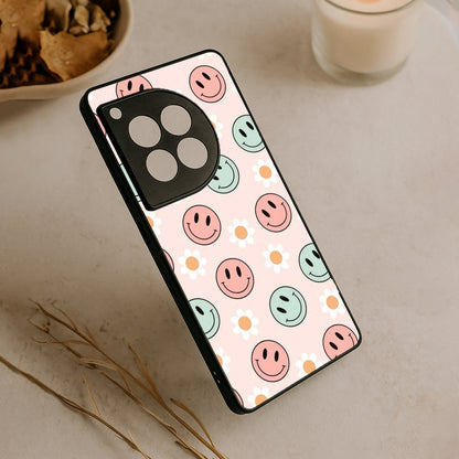 Cute Smiles Metal Back Case for OnePlus 12R