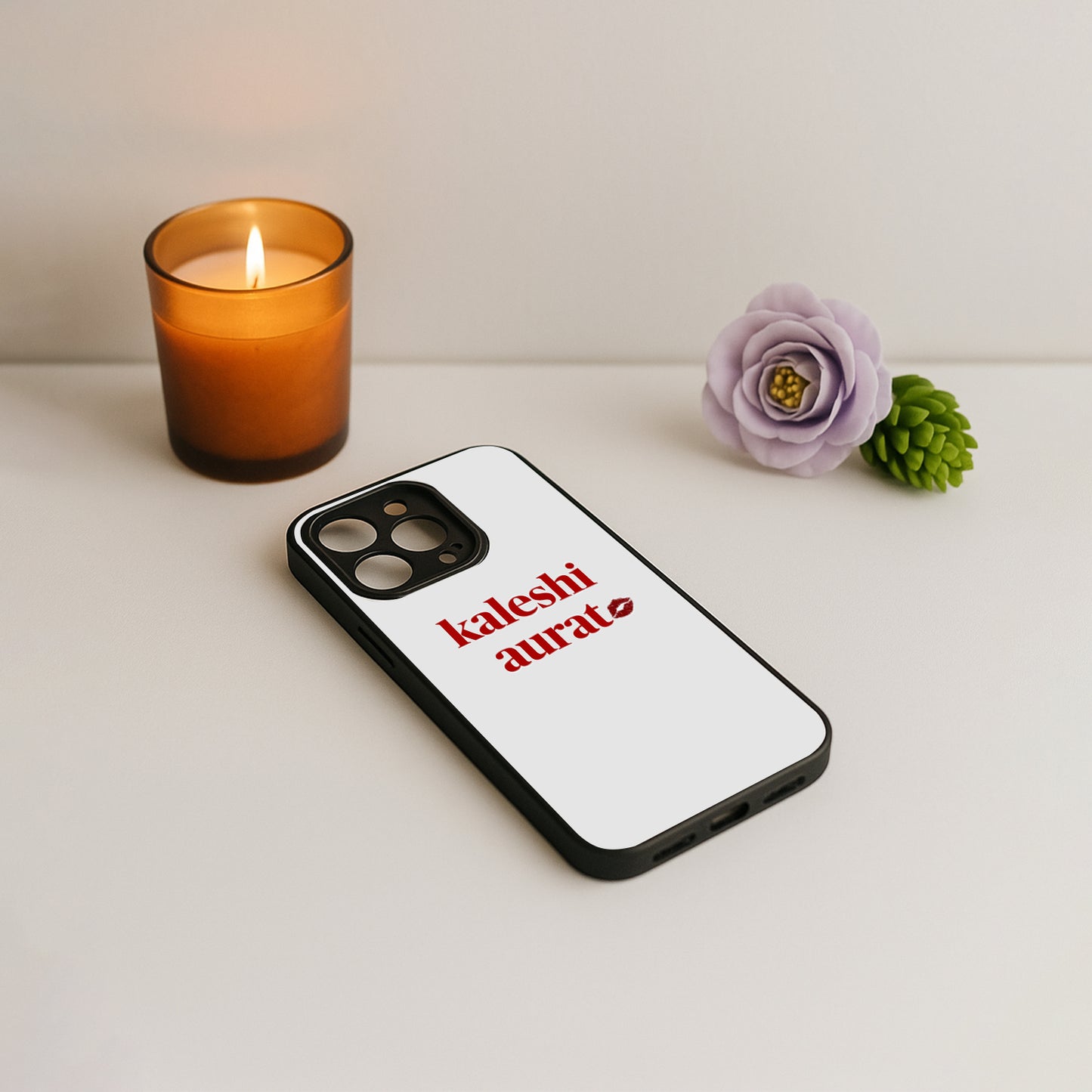 'Kaleshi Aurat' Metal Back Case for Apple iPhone