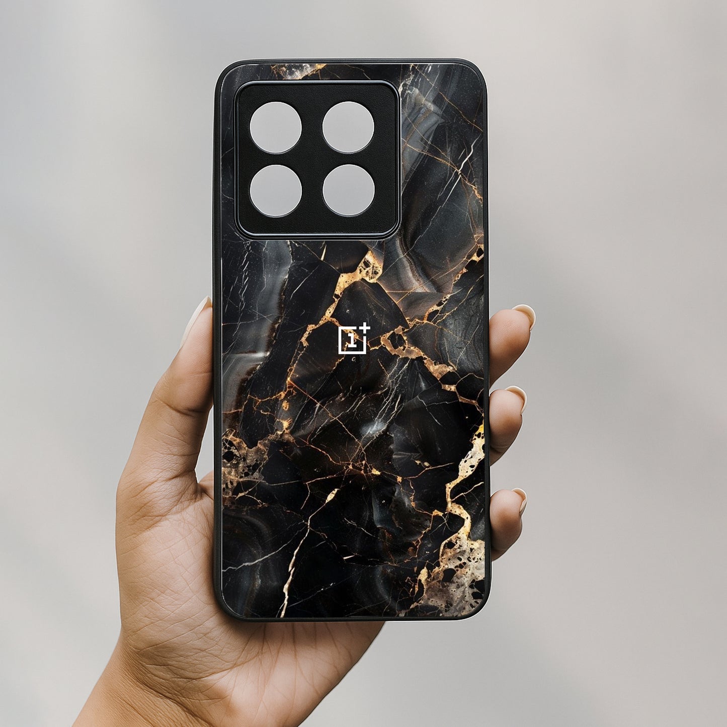 Marble Mood Metal Back Case forOnePlus 10T 5G