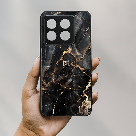Marble Mood Metal Back Case forOnePlus 10T 5G
