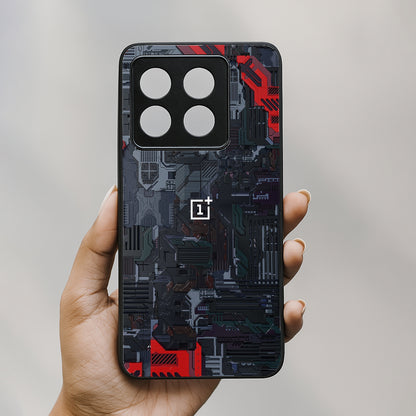 Circuit Crush Metal Back Case forOnePlus 10T 5G