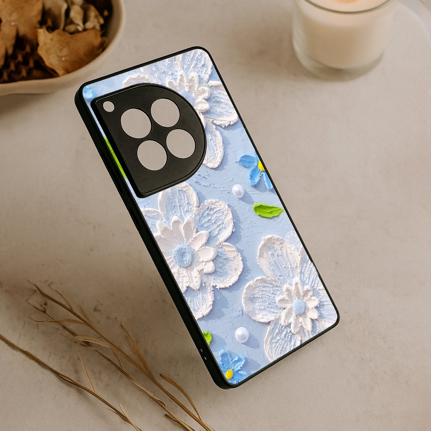 Florra Metal Back Case for OnePlus 12R