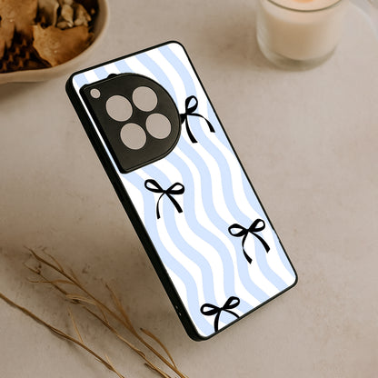 Wave Bow Metal Back Case for OnePlus 12R