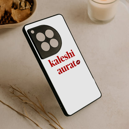 Kaleshi Aurat' Metal Back Case for OnePlus 12R