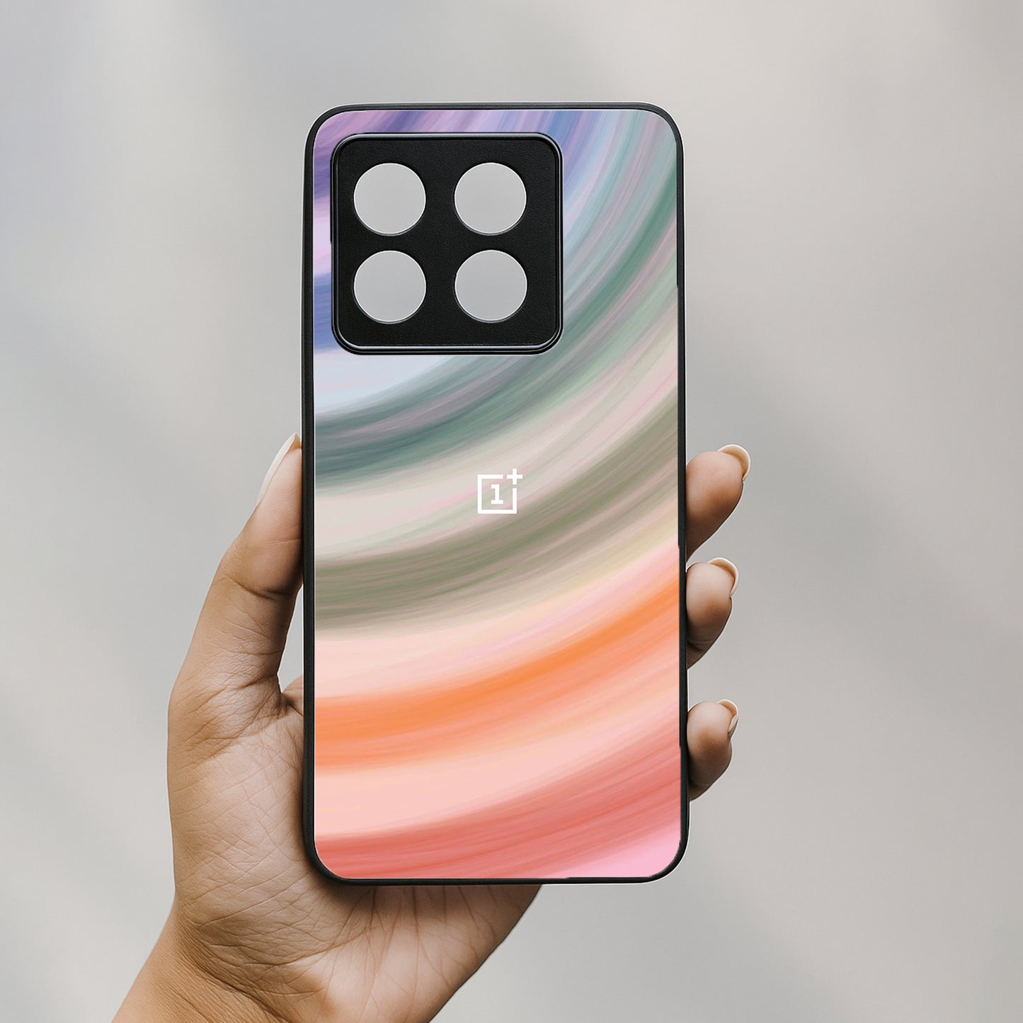 Rainbloom Metal Back Case forOnePlus 10T 5G