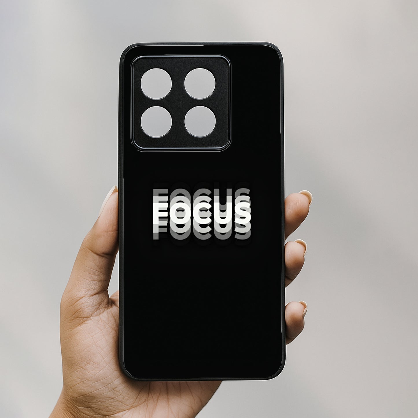 FOCUS' Metal Back Case forOnePlus 10T 5G