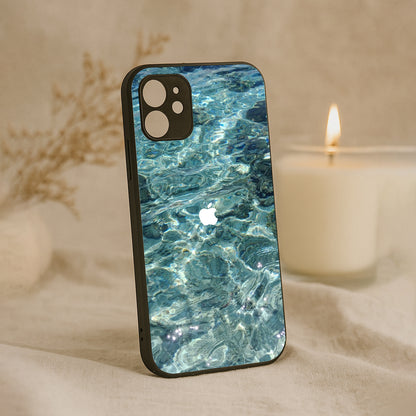Ocean Water Metal Back Case for Apple Iphone 11