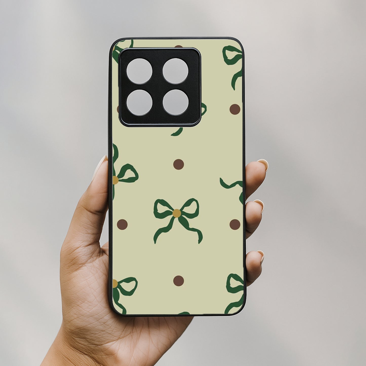 Matcha Bow Metal Back Case forOnePlus 10T 5G