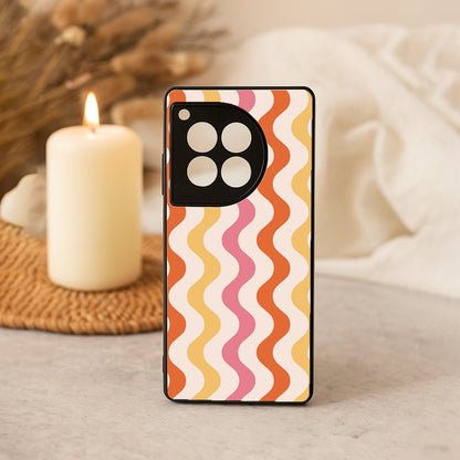 Zig Zag Metal Back Case for OnePlus 12R