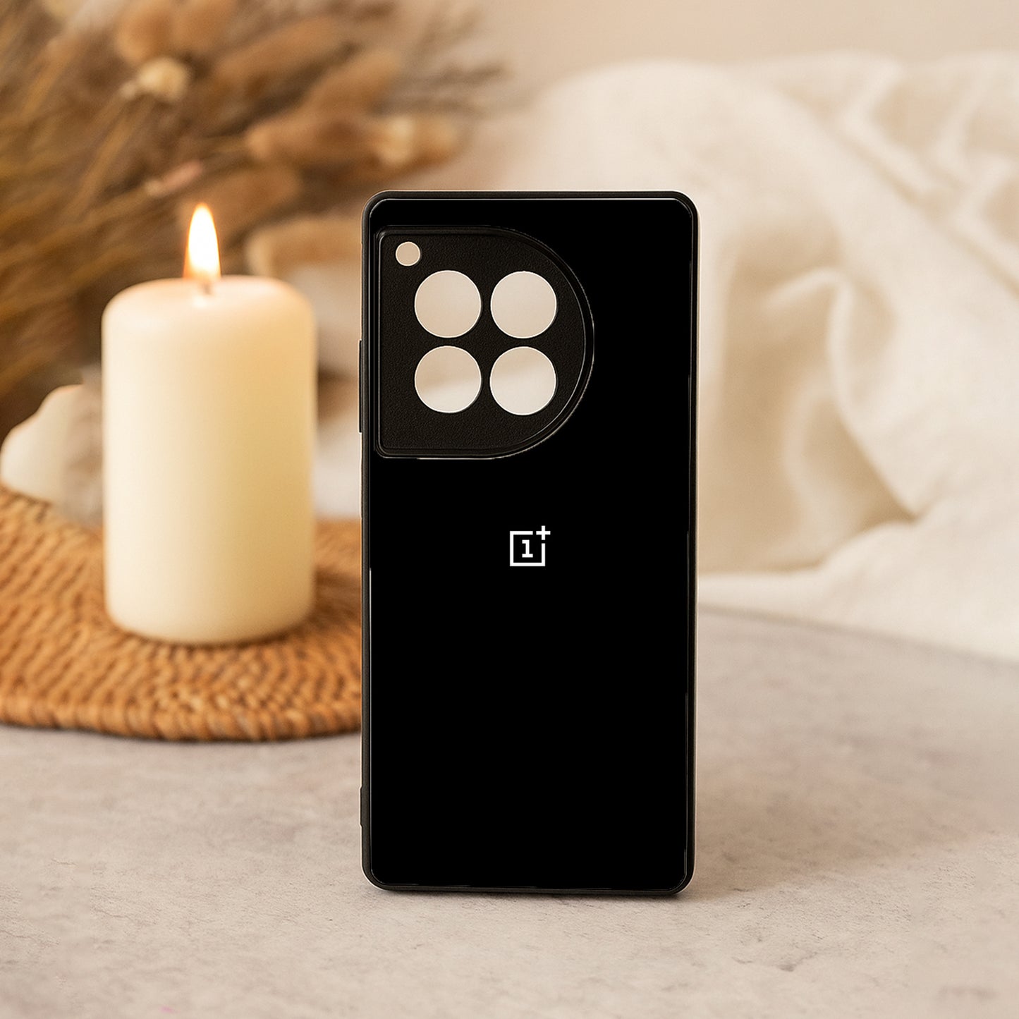 Black Metal Back Case for OnePlus 12R