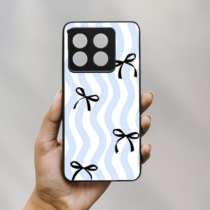 Wave Bow Metal Back Case forOnePlus 10T 5G