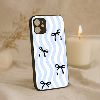 Wave Bow Metal Back Case for Apple Iphone 11