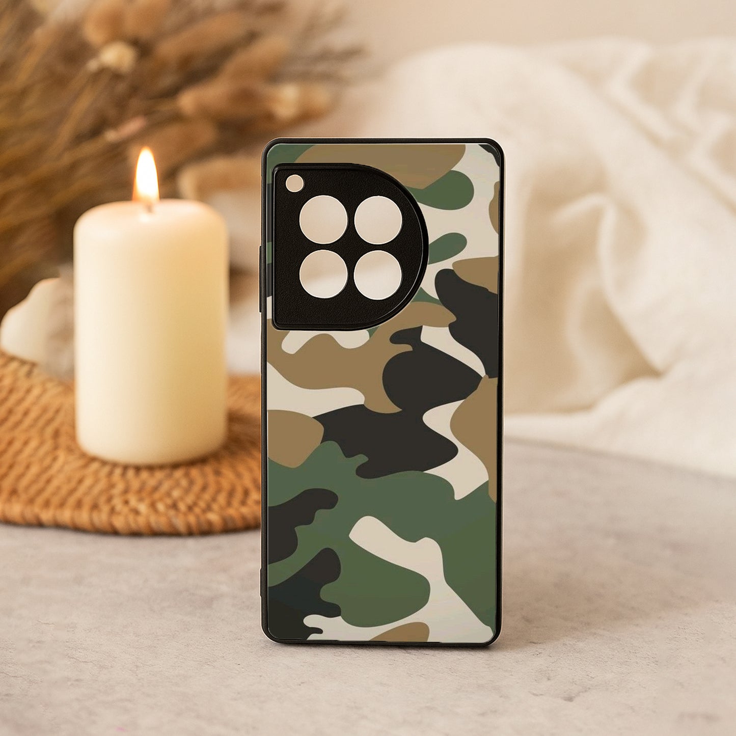 Fauji Flow Metal Back Case for OnePlus 12R