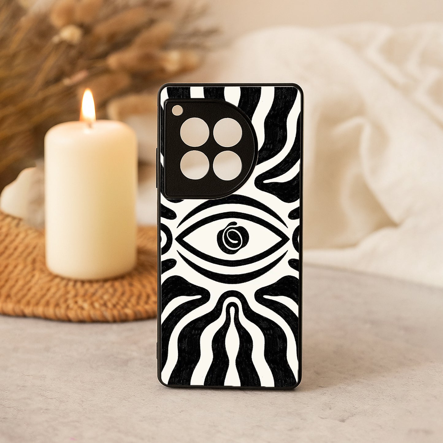 Majestic Eye Metal Back Case for OnePlus 12R