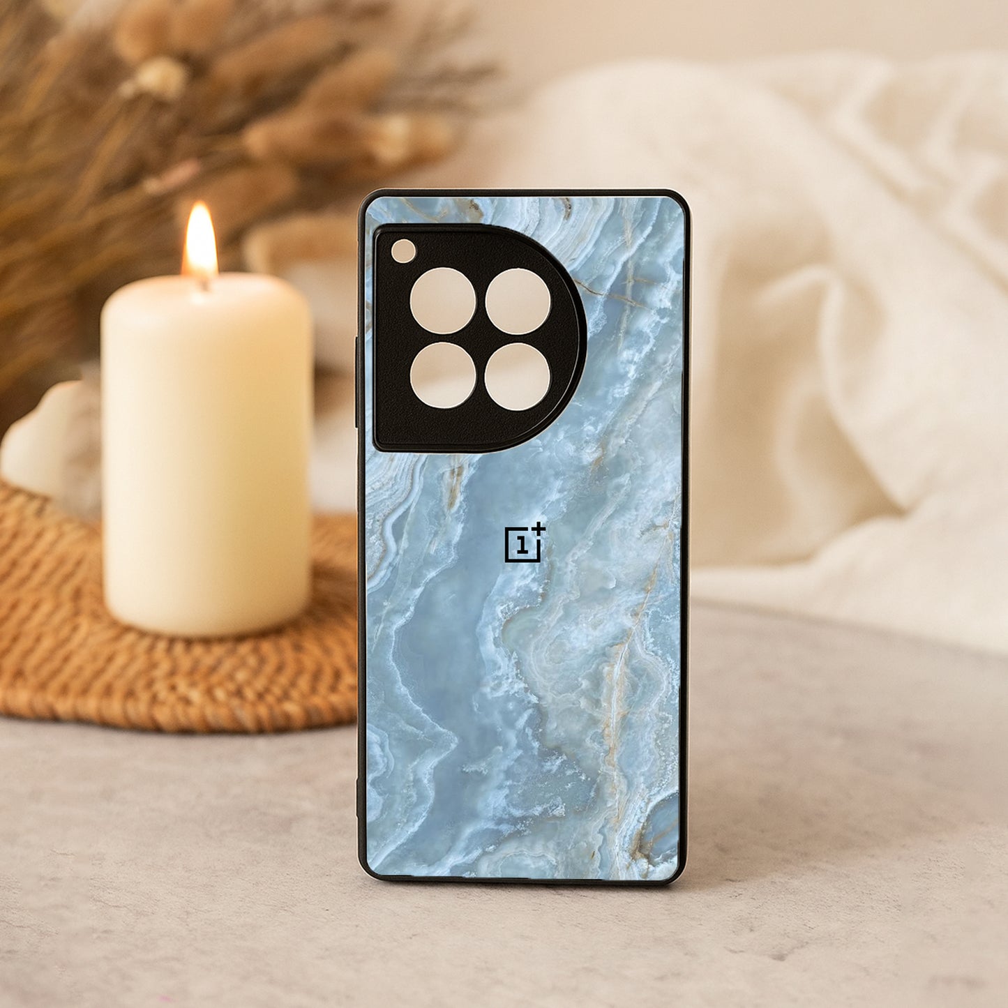 Sea Waves Metal Back Case for OnePlus 12R