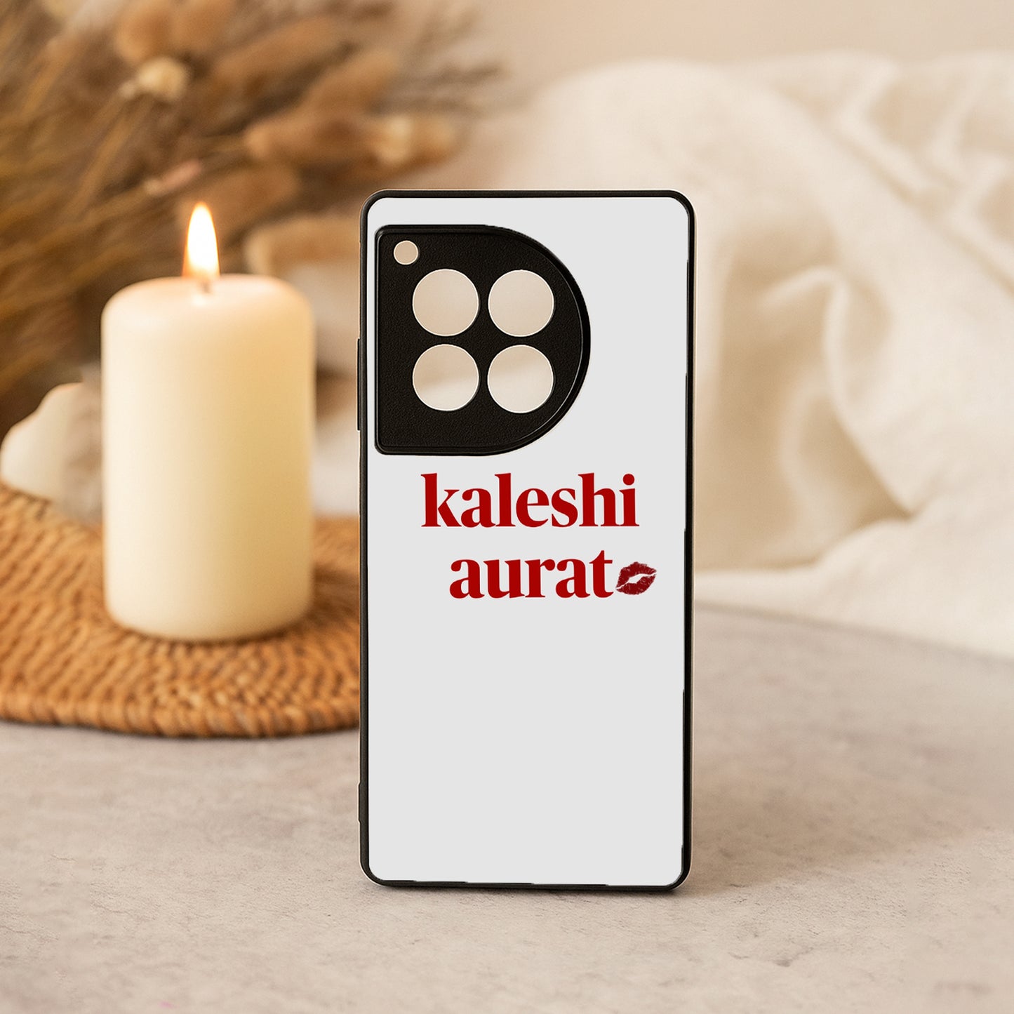 Kaleshi Aurat' Metal Back Case for OnePlus 12R