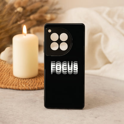 FOCUS' Metal Back Case for OnePlus 12R