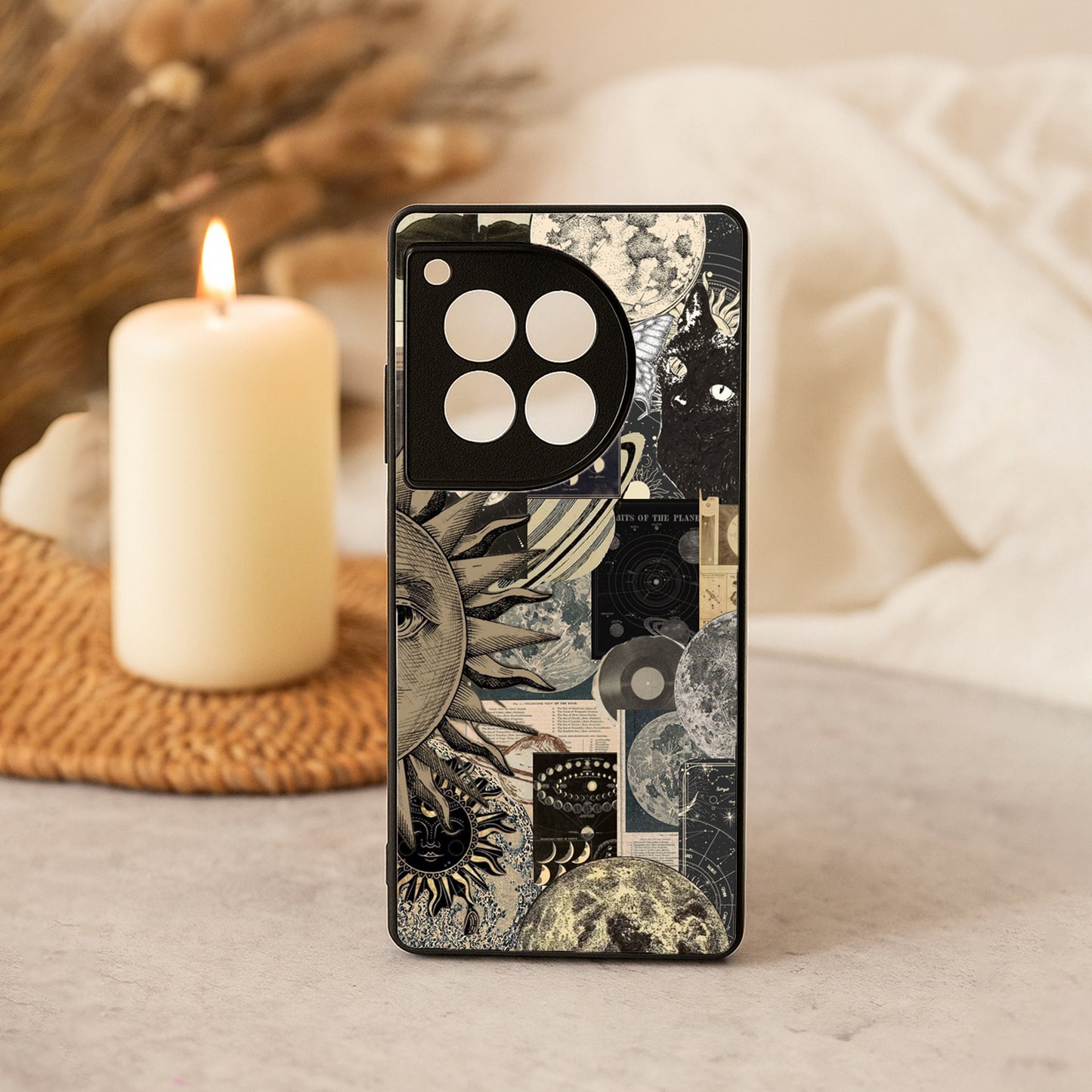 Galaxy Glaze Metal Back Case for OnePlus 12R