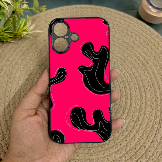 Hot Mess Glossy Metal Back Case for Apple Iphone 16