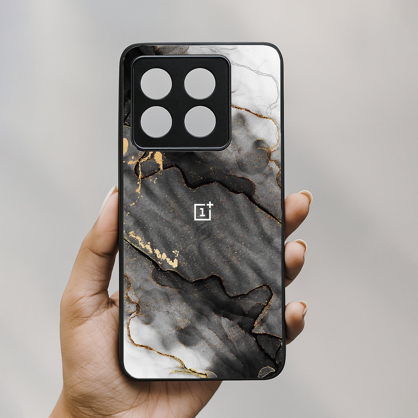 Gold Tint Metal Back Case forOnePlus 10T 5G