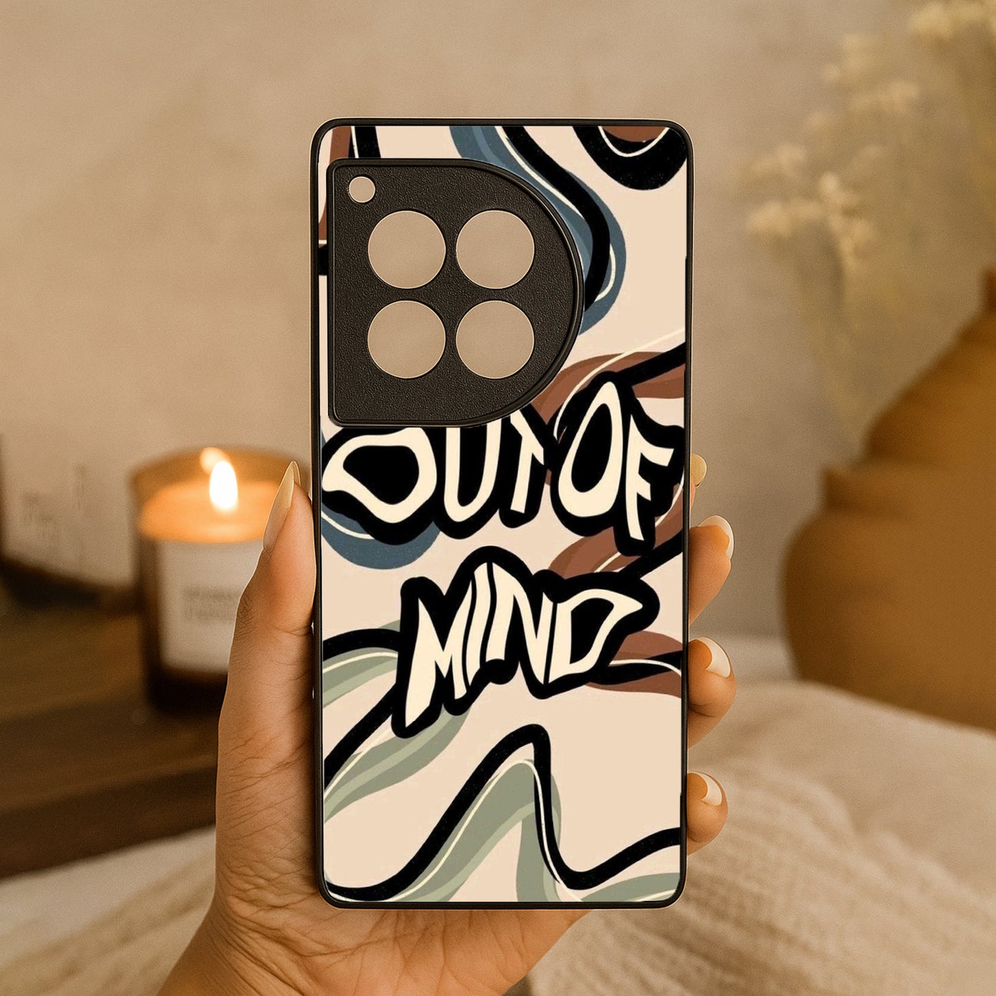 Out Of Mind Metal Back Case for OnePlus 12R