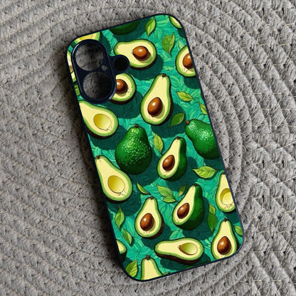 Avocado Metal Back Case for Apple Iphone 16