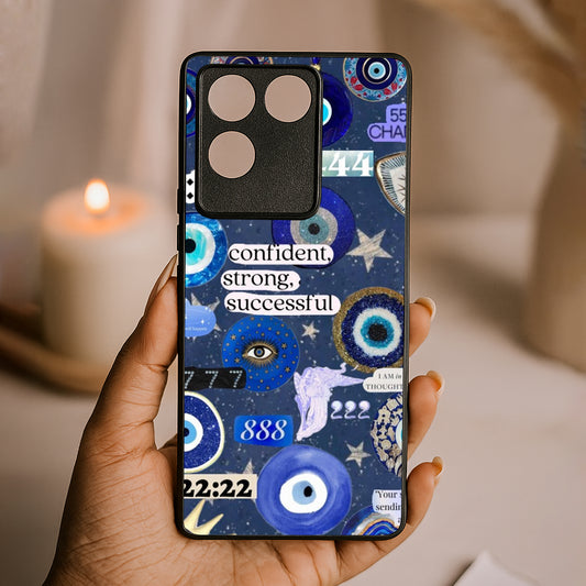 Affirmation Amulet Metal Back Case for Vivo t2 pro